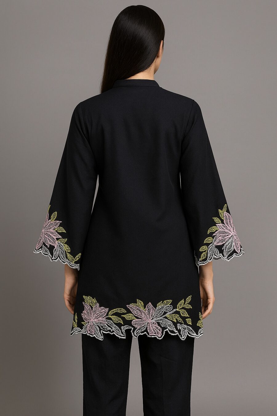 Floral Embroidered Co-ord Set - Image 6