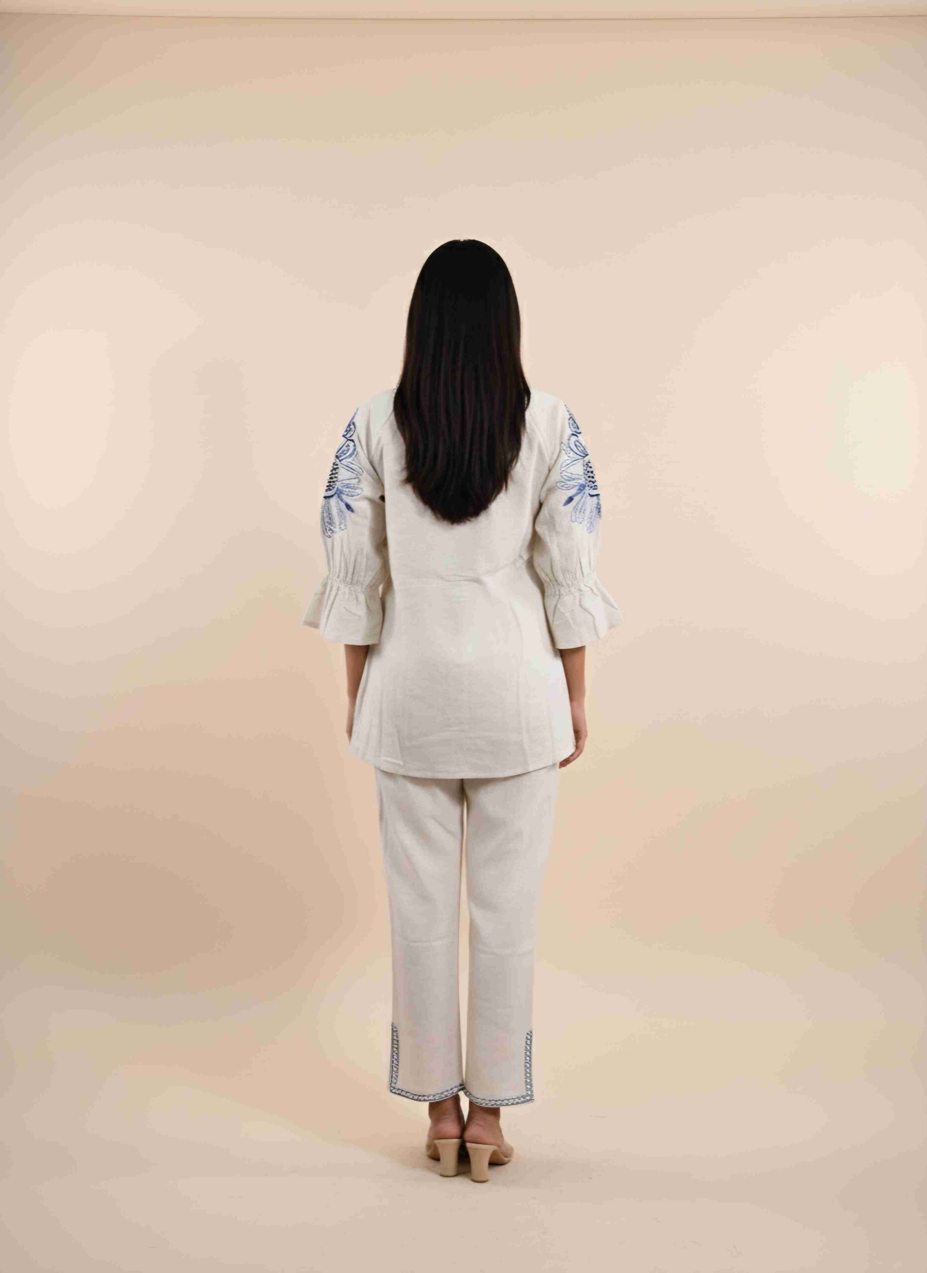 Women's Embroidered Tunic & Pant Set - Image 11